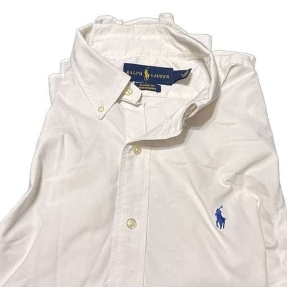 Polo Ralph Lauren Solid Classic Fit Performance Stretch Oxford Long Sleeve Small